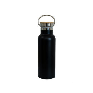 Insulated Bottle With Bamboo Lid