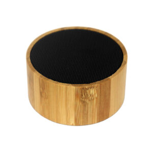 Bamboo Round Bluetooth Speaker