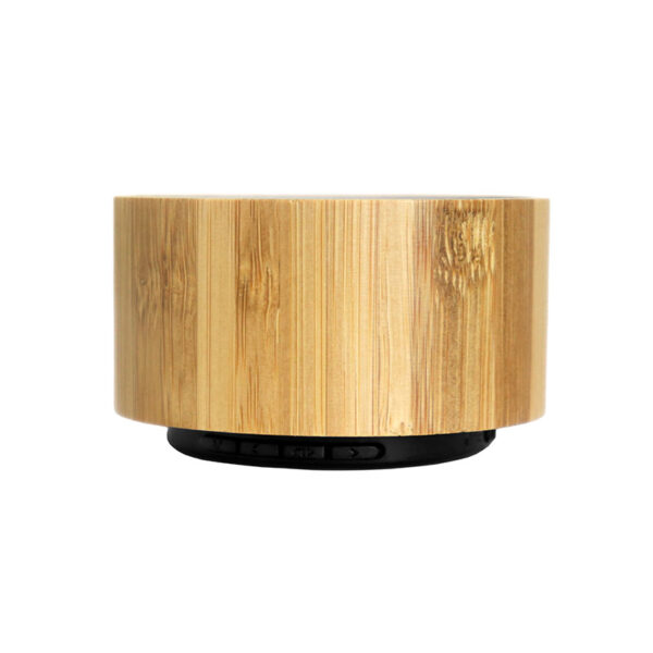 Bamboo Round Bluetooth Speaker