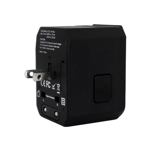 Travel Adapter With Type-C Port