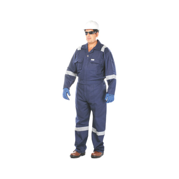 100% Cotton Coverall With Reflective Tape