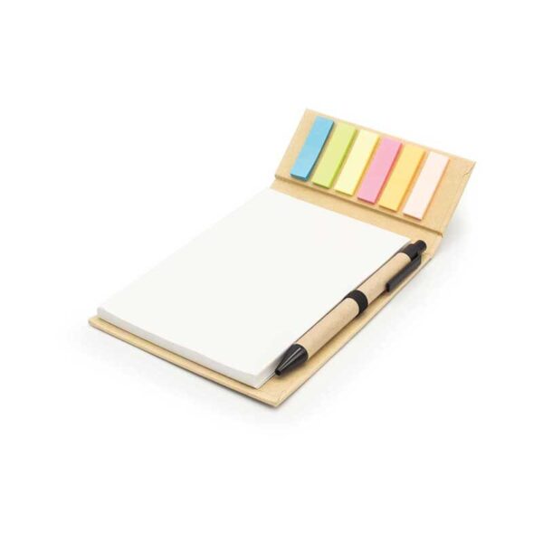 Notepad with Sticky Note and Pen