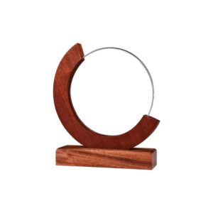 Round Crystal Awards with Wooden