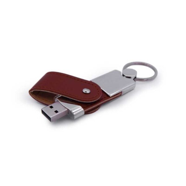 KEYCHAIN LEATHER USB