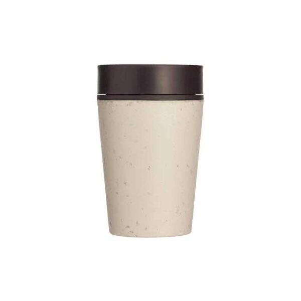 Circular Cup 8oz Cream & Cosmic Black