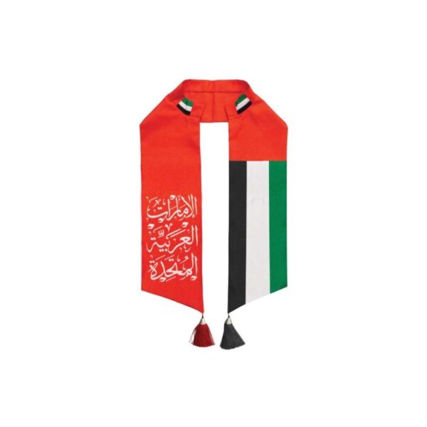 UAE Flag Satin Personalized Scarf