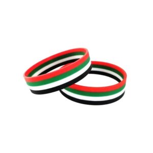 UAE Flag Silicone Wristbands in Readystock