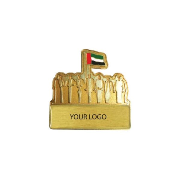 UAE Metal Badges with Epoxy