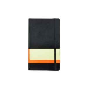 SANTHOME Softcover Ruled A5 Notebook Black