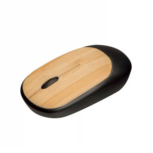 Bamboo Wireless Mouse in Black Color