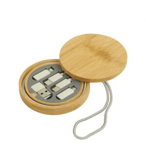 Multi-Charging-Cable-Set-in-Round-Bamboo-Case
