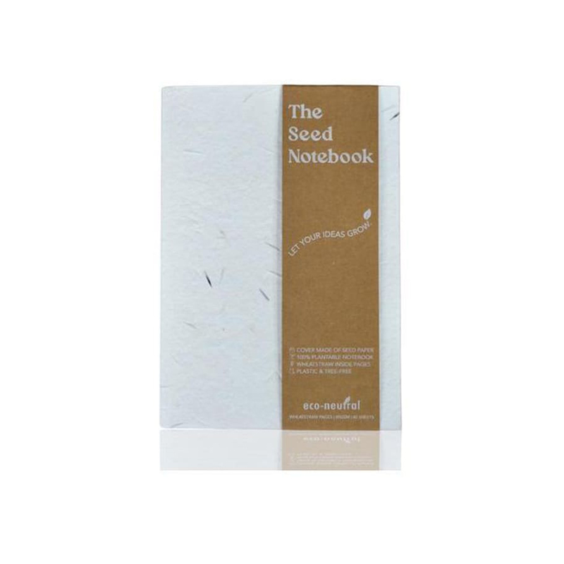 A5 Notebook - Handmade Soft Cover - Seed Paper - Signartgifts