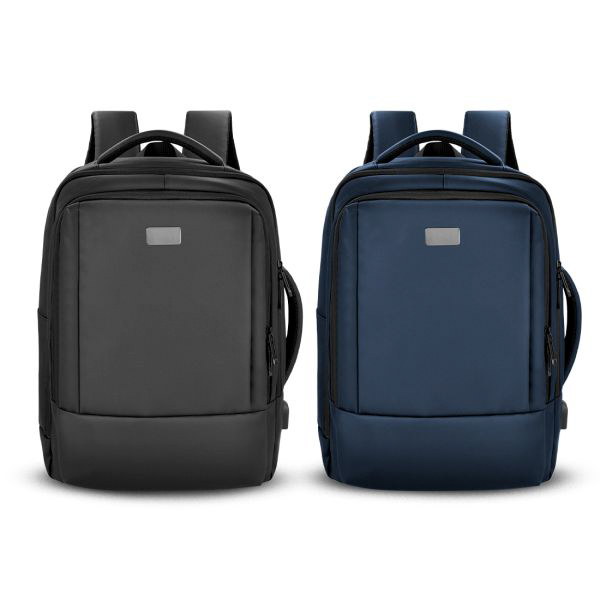 Expandable Waterproof Laptop Backpack with USB Charging