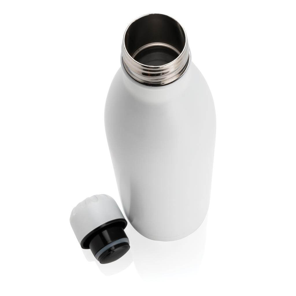 Soft Touch Insulated Water Bottle - White - Image 2