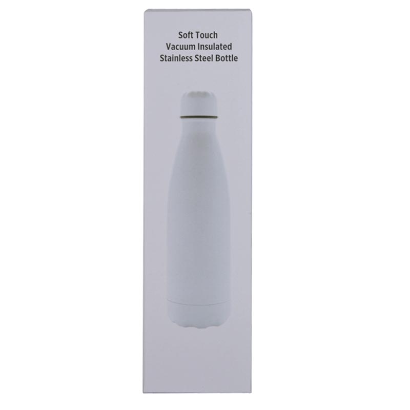 Soft Touch Insulated Water Bottle - White - Image 3