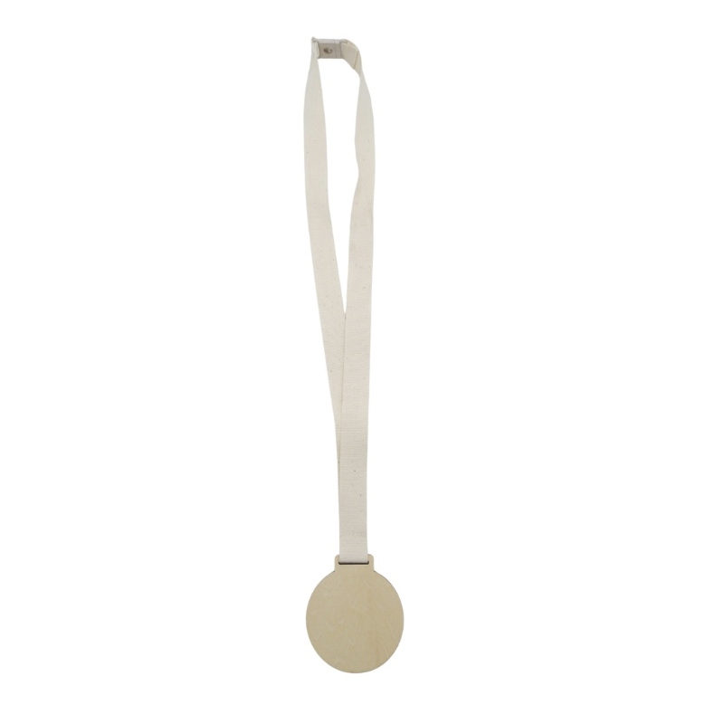 eco-neutral Lightweight Bamboo Medal - Image 3