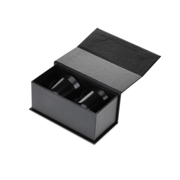 Gift Set of 2 Premium Arabic Coffee Cups - Black & White