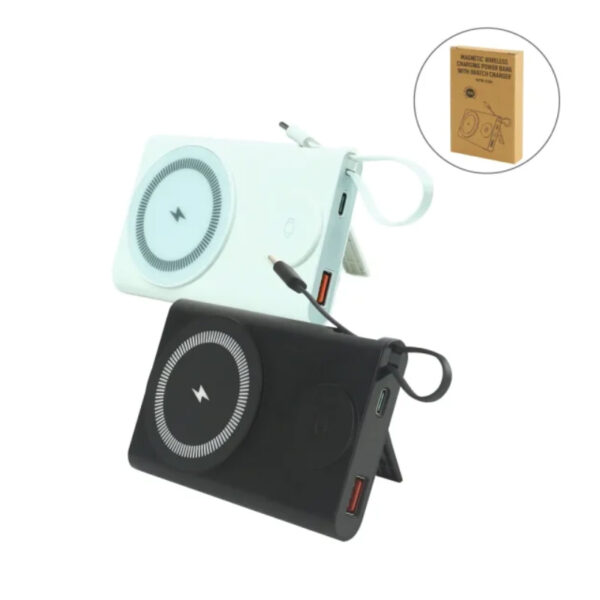 Powerbank,15W, iWatch with Magnetic Fast Wireless Charger