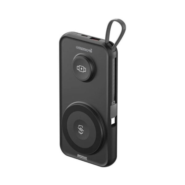 10,000mAh Universal Wireless Powerbank with inbuilt cables - Image 2