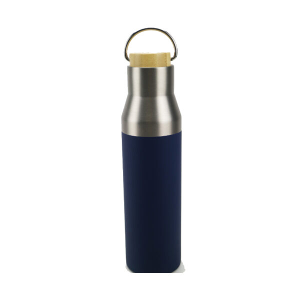 Double Wall Flask with Bamboo Lid - Image 3