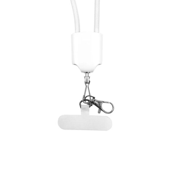 4 in 1 Lanyard Charging Cable 60W, 120cm Long with ID Hook & Phone Pad - Image 5