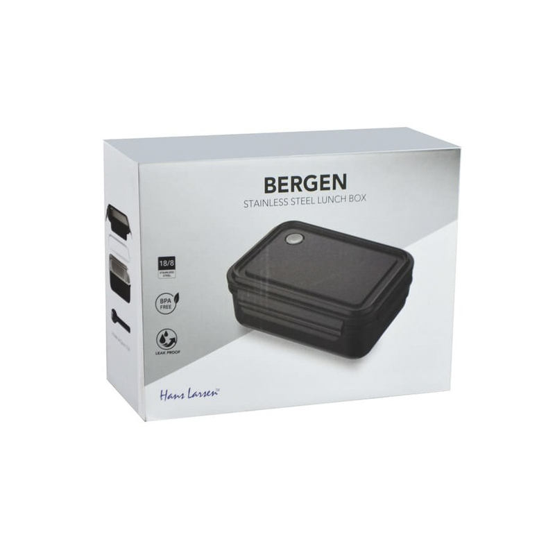 Stainless Steel Lunch Box - 800ml - Black - Image 4