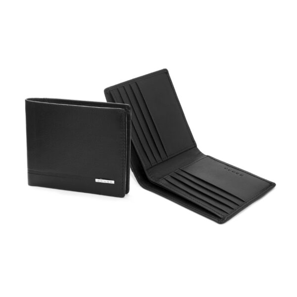 SLIM WALLET - BLACK + BAILEY LUXUARY PEN- BLACK - Image 3