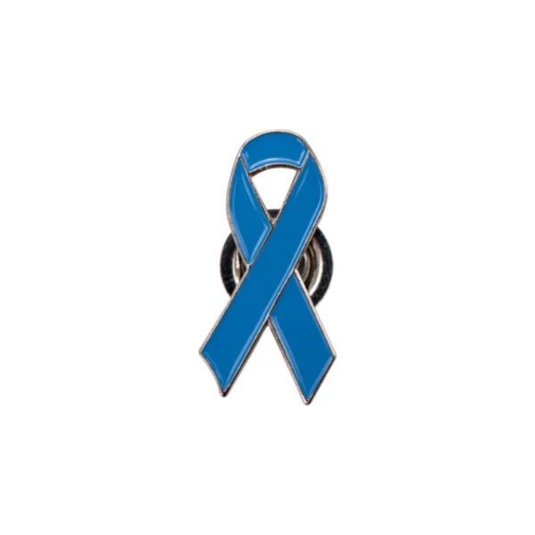 Metal Badges with Magnet Attachment Prostate Cancer Awareness Logo