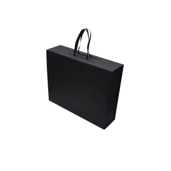Foldable Gift Box with Magnetic Closure & Ribbon Handle - Image 3