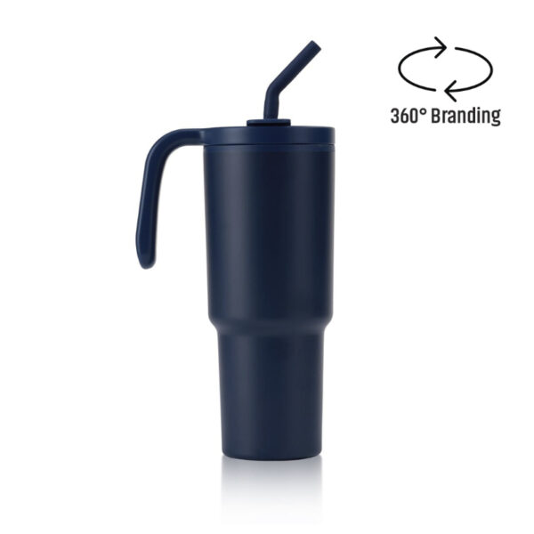 Recycled Stainless Steel/PP Tumbler with 360 Branding