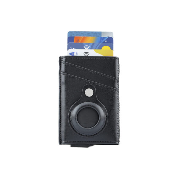 PU Card Holder with tag Pocket