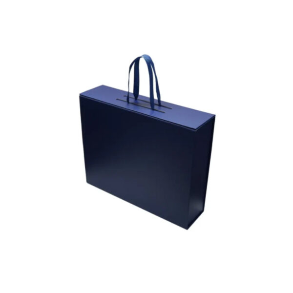 Foldable Gift Box with Magnetic Closure & Ribbon Handle - Image 2