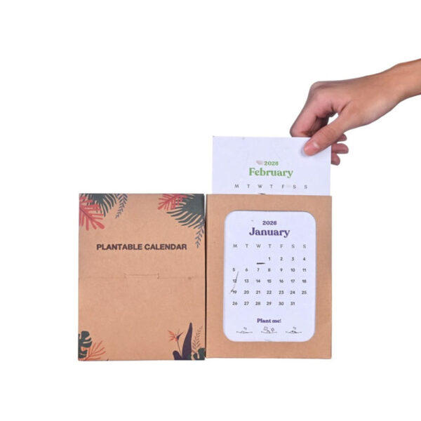 Plantable Calendar with 12 Sheets Seed Paper - Image 5