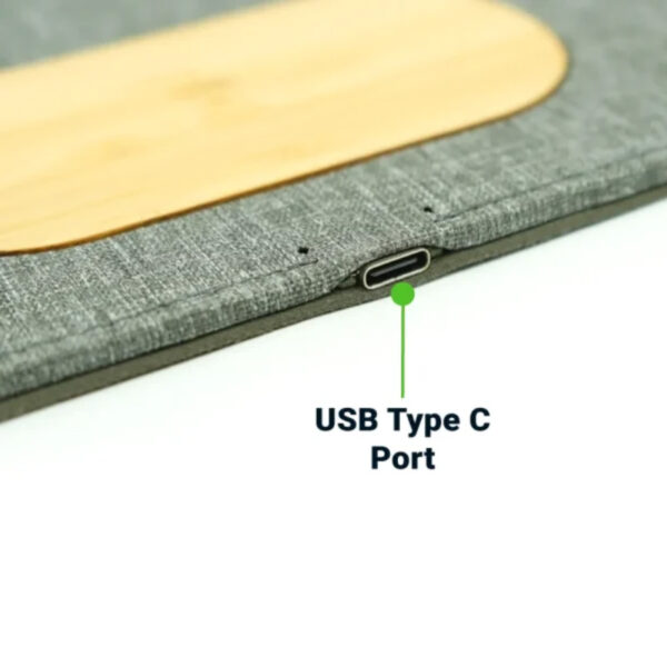 Multi-Function Mousepad, 15W Fast Wireless Charger & LED Logo - Image 4