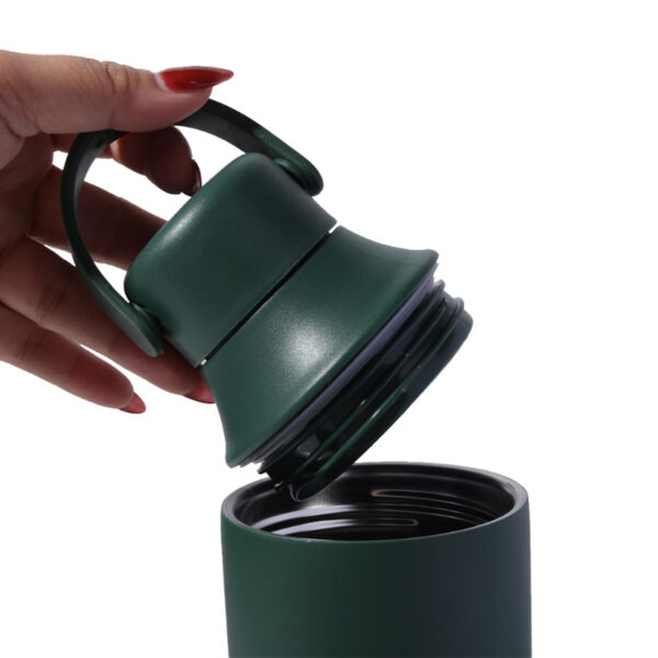 600ml Vacuum Flask with 304 SS inner and powder coating in the outer layer - Image 7
