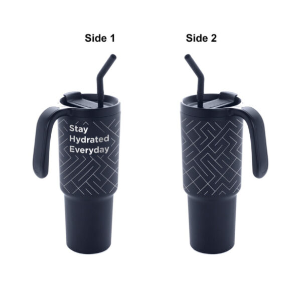 Recycled Stainless Steel/PP Tumbler with 360 Branding - Image 9