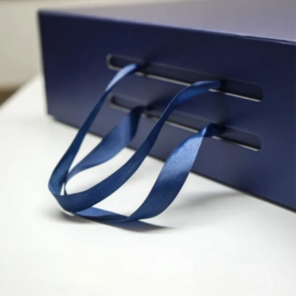 Foldable Gift Box with Magnetic Closure & Ribbon Handle - Image 6