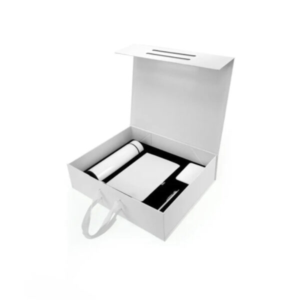 Corporate Office Gift Set in Color Themed Box with Ribbon Handle - Image 4