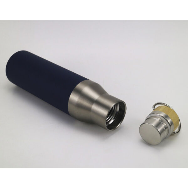 Double Wall Flask with Bamboo Lid - Image 6