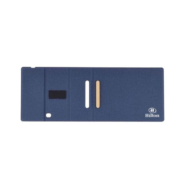 Recycled PU 15W Wireless Mousepad & Desk Organizer - Image 3