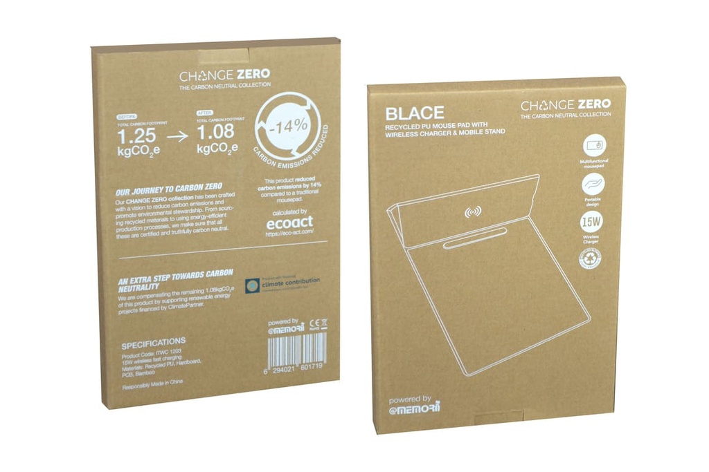 Recycled PU 15W Wireless Mousepad & Desk Organizer - Image 7