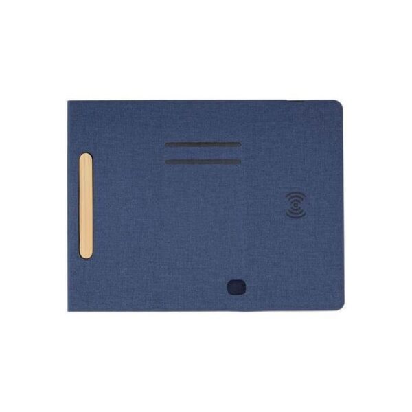 Recycled PU 15W Wireless Mousepad & Desk Organizer - Image 2