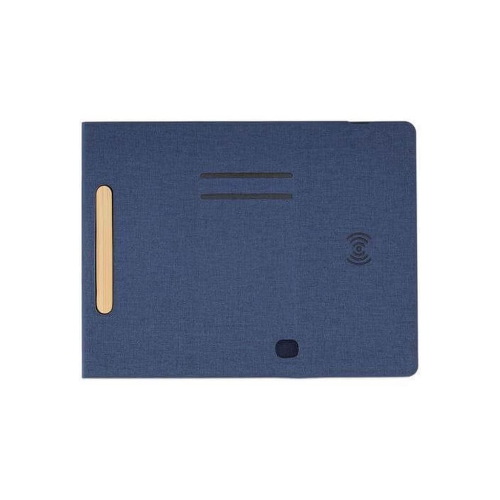 Recycled PU 15W Wireless Mousepad & Desk Organizer - Image 2