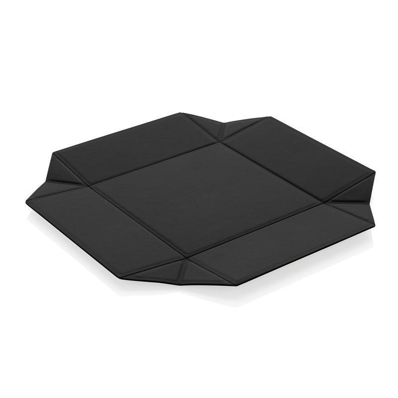 RCS Recycled PU Foldable Magnetic Storage Tray - Black - Image 3