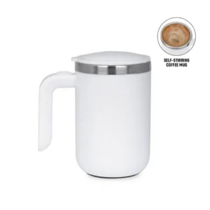 Auto-Stirring Coffee Mug - White