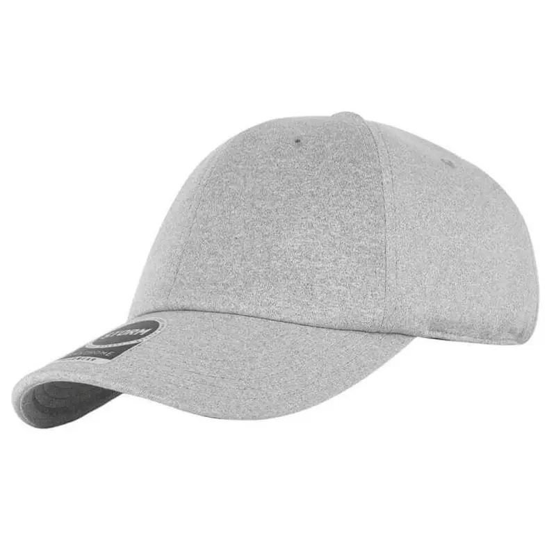 Textured 6-panel Cap - Grey