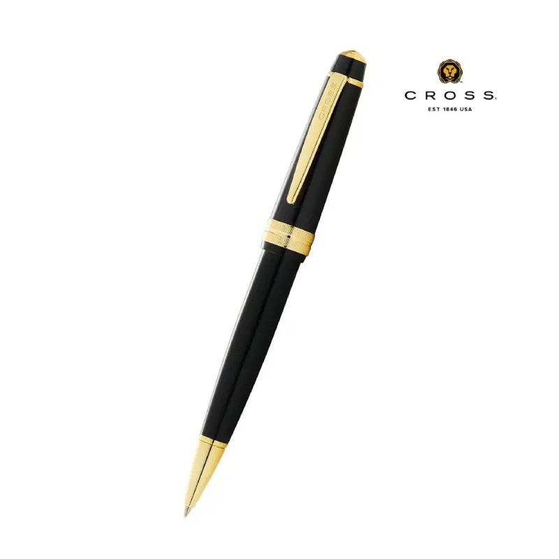 Gold Tone Ballpoint Pen (Blue Ink)