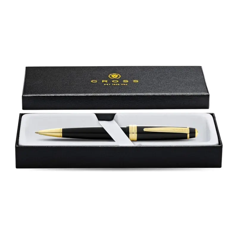 Gold Tone Ballpoint Pen (Blue Ink) - Image 4