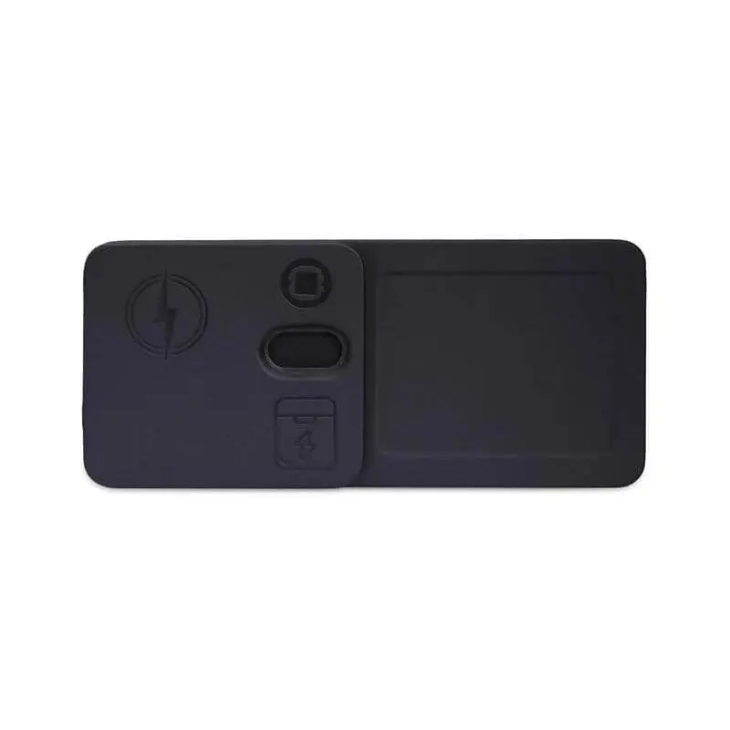 3-in-1 Magnetic Wireless Charger Desk Tray - Black - Image 4