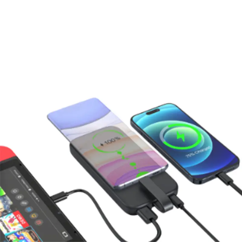 PD Power Bank with Light-Up Logo & Cable,10,000mAh Fast Charging - Image 2